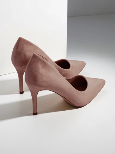 Royalfashion Damen Pumps aus ökologischem Wildleder Scazze