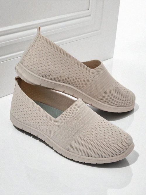 Жіночі Мокасини Callista Бежеві З Дихаючої Тканини Весна Літо