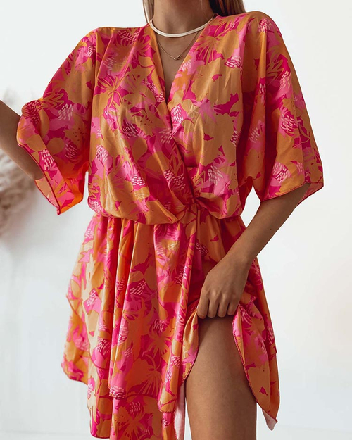 Жіноча міні-сукня Royalfashion з оригінальним візерунком