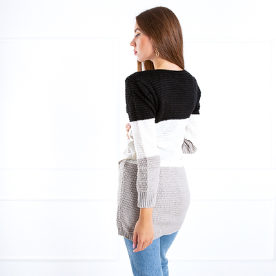 Cardigan Damen bunt mit Taschen - Kleidung