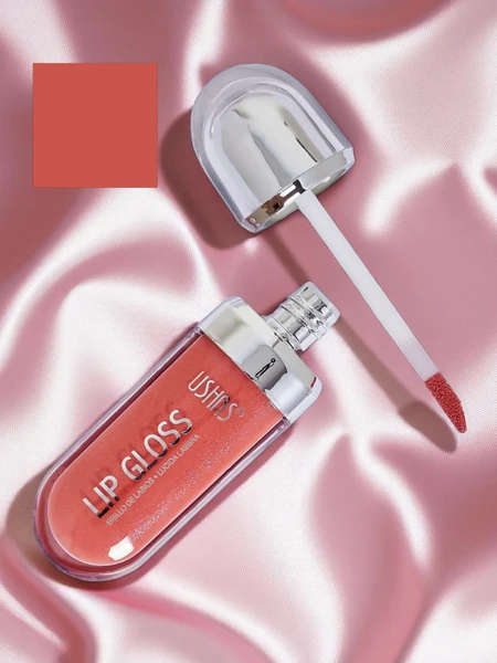 USHAS Glitter Lip Gloss Farbe Deep Pink