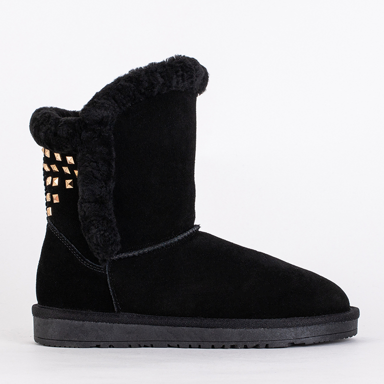 Schwarze Stiefeletten für Damen Lodgi- Footwear