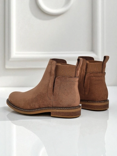 Damen Stiefeletten im Chelsea-Stil aus Öko-Wildleder Veysi