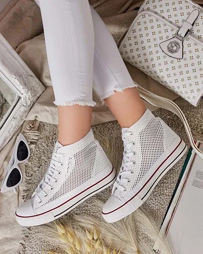 Royalfashion Damen Nizzef durchbrochene Sneakers