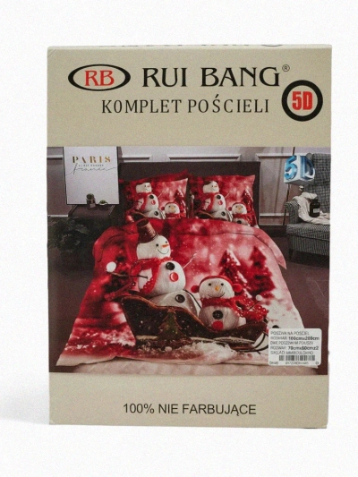 Royalfashion Weihnachtsbettwäsche 160x200 3-TEILIGES Set