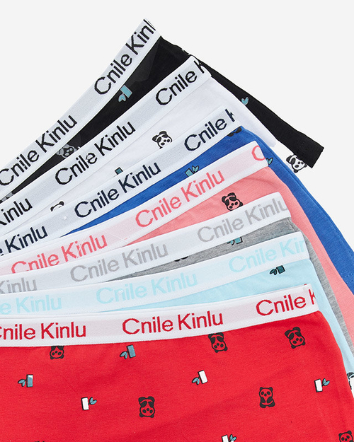 Різнокольорові жіночі шорти-боксери 7 / уп. РАЗМЕР ПЛЮС - Нижня білизна