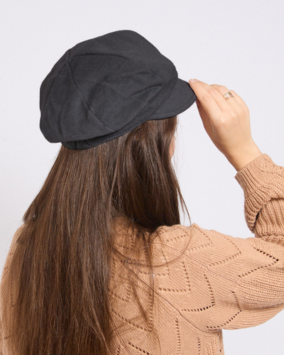Royalfashion Damen-Baskenmütze mit Schleife
