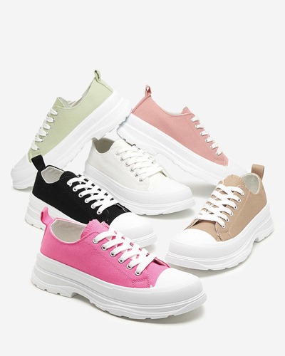 OUTLET Grüne Sportschuhe für Damen Cresoma - Schuhe