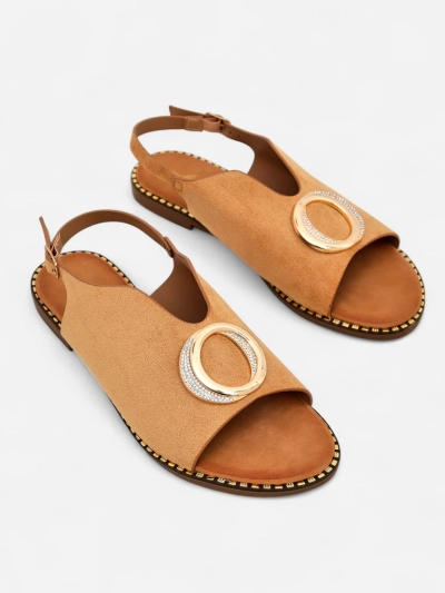 Royalfashion Damen Sandalen mit Schaft Atmase
