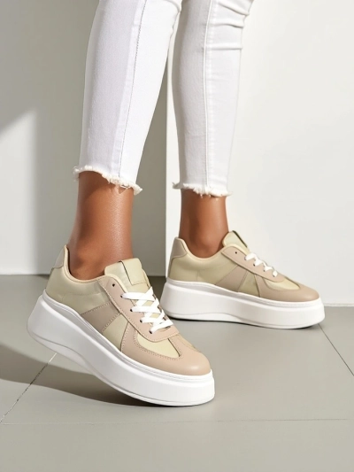 Royalfashion Damensportplattform-Sneaker Safirrat