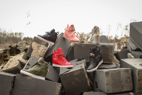 Różowe sneakersy Sinnea - Obuwie