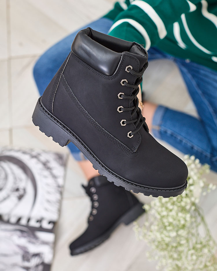 Royalfashion Black women's Karveliea trappers