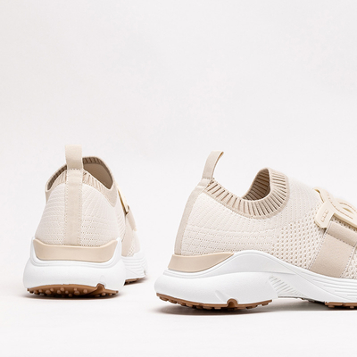 Beige Sportschuhe für Damen Neristo - Schuhe