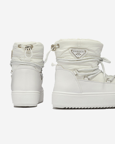 Білі дитячі снігоступи Асіфа - Взуття