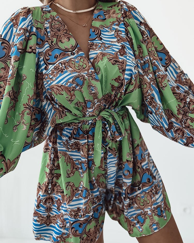 Royalfashion Gemusterter Jumpsuit für Damen