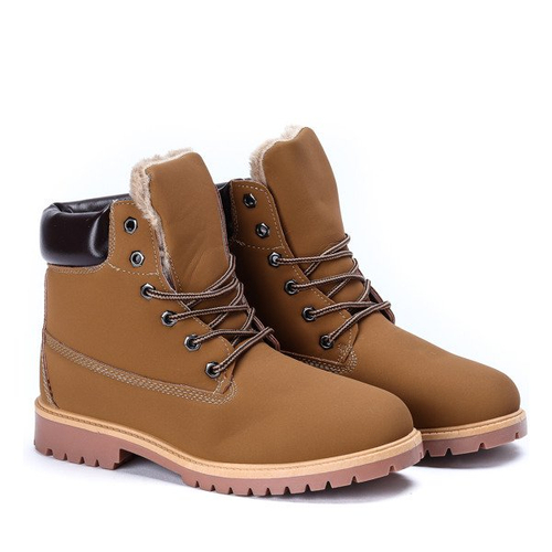 Ізольовані коричневі пішохідні черевики Rimma - Взуття 1