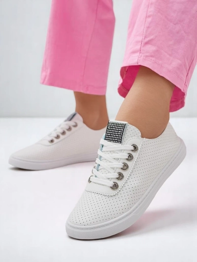 Royalfashion Damen Sneaker mit Strass Cytorrie