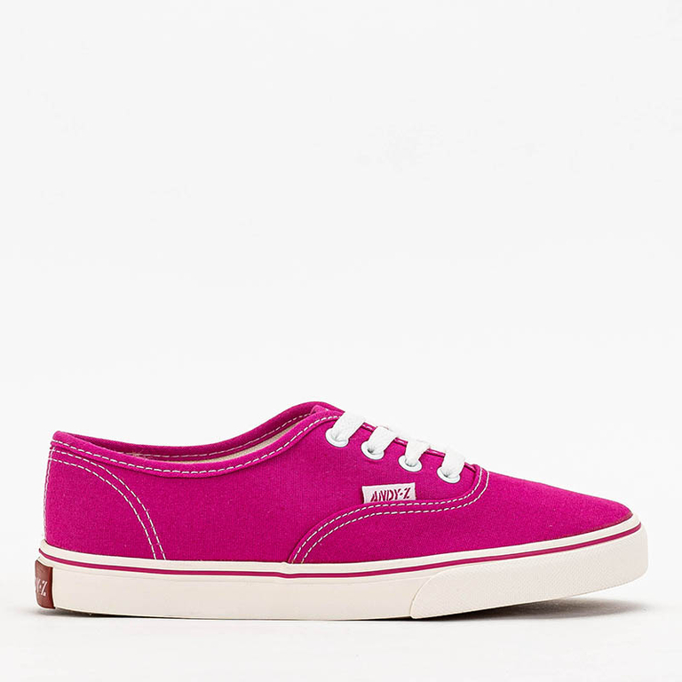 Luna Damen-Sneaker Fuchsia Stoff Bequem für den Sommer