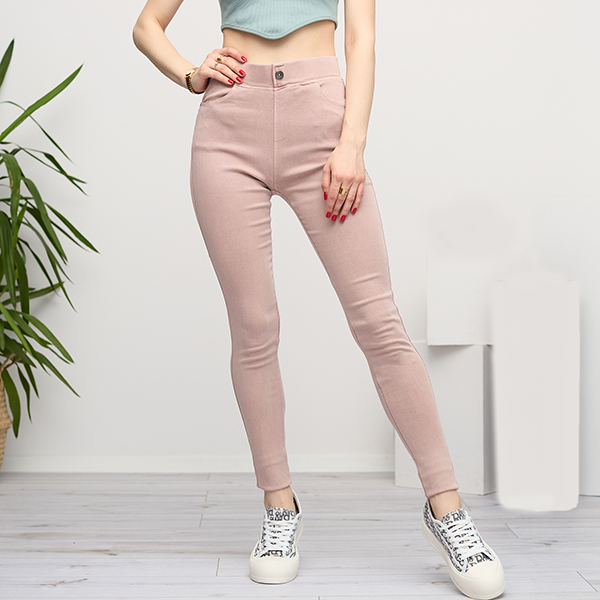 Hellrosa Treggings für Damen - Kleidung