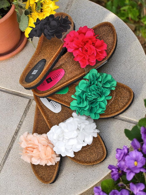 Royalfashion Жіночі шльопанці з квіточками Flora Soft