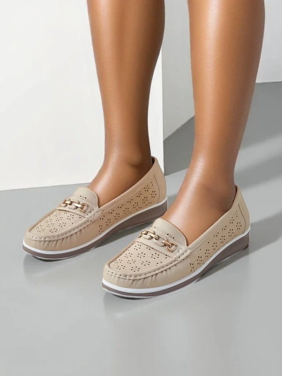 Royalfashion Damen perforierte Mokassins Cerro