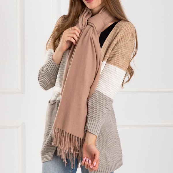 Рожевий жіночий шарф