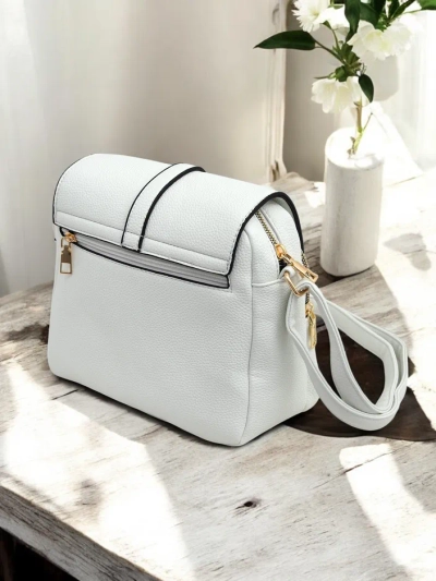 Royalfashion Vielseitige quadratische Tasche aus ökologischem Leder