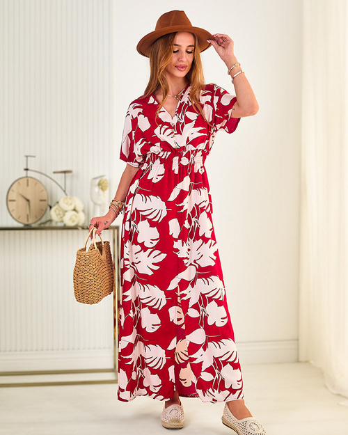 Жіноча сукня міді з принтом Royalfashion