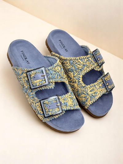 Royalfashion Damensandalen mit Schnallen Samorra