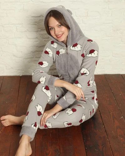 Royalfashion Damen-Einteiler Pyjama