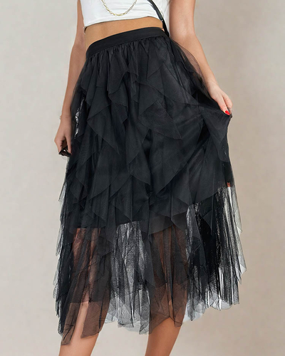 Royalfashion Doppellagiger Midirock für Damen
