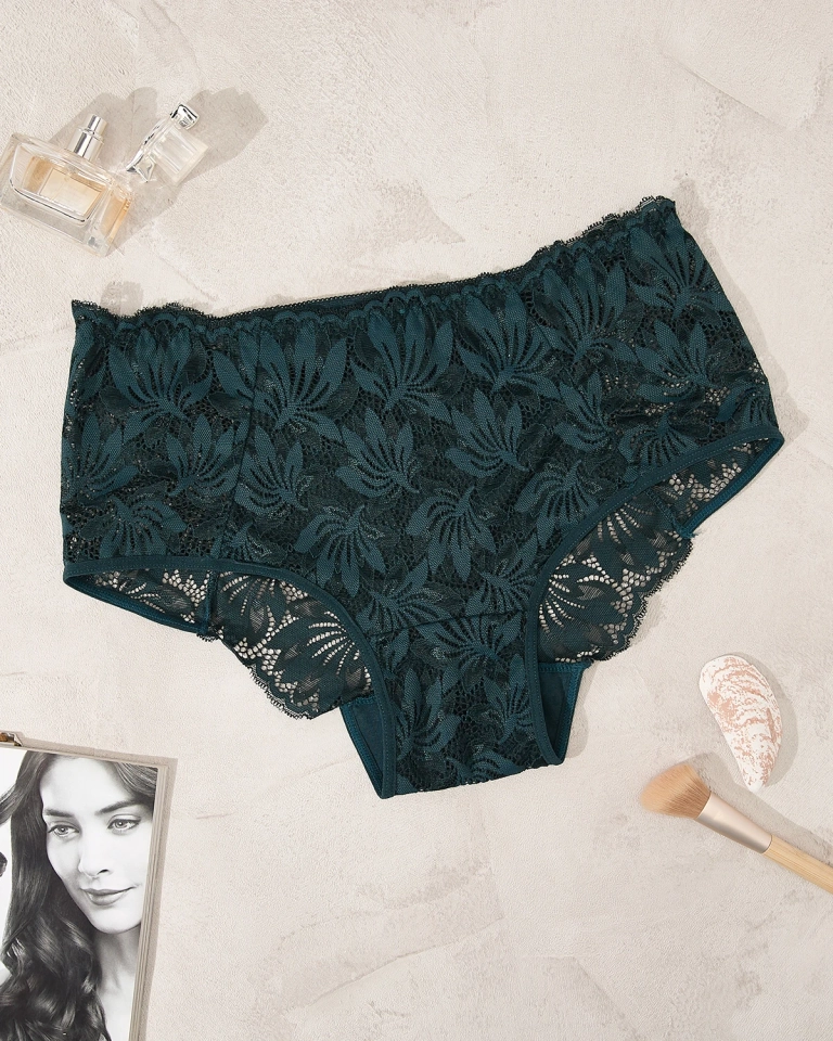 Royalfashion Damenhöschen aus dunkelrosa Spitze