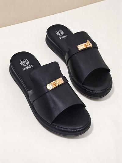 Royalfashion Damensandalen flach Rhapsody