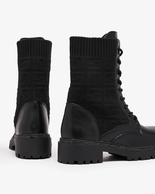 Жіночі ботильйони на шнурівці Royalfashion Gordell