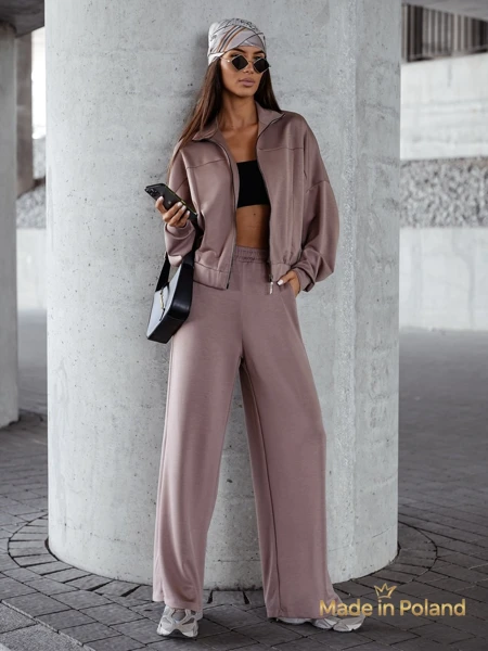 Viskose Damen Trainingsanzug Long Waves