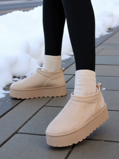 Royalfashion Жіночі короткі черевики а-ля снігоступи Ozozi