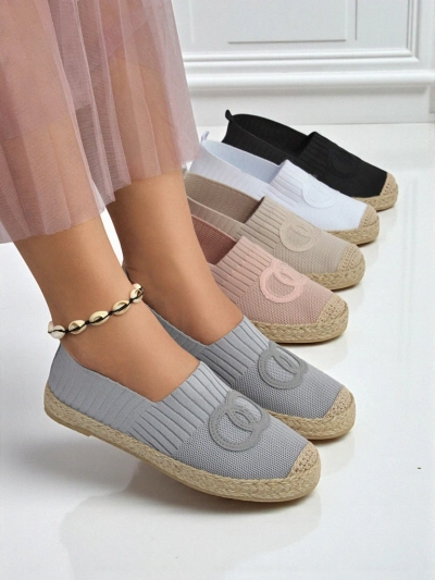 Damen Espadrilles Callista Verde – Wildleder, flacher Absatz, grün