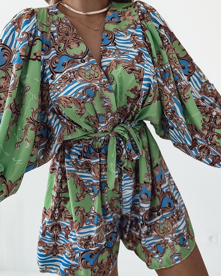 Royalfashion Gemusterter Jumpsuit für Damen