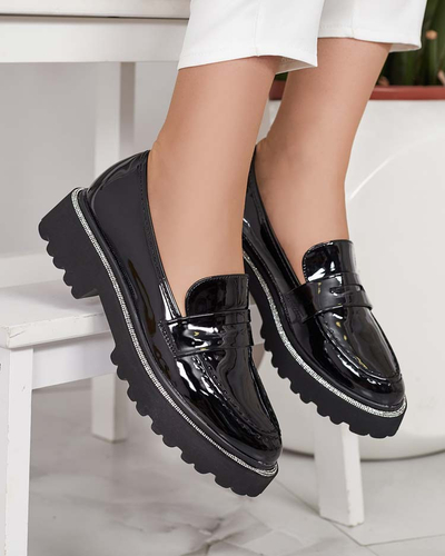 Royalfashion Жіночі лаковані мокасини Deru