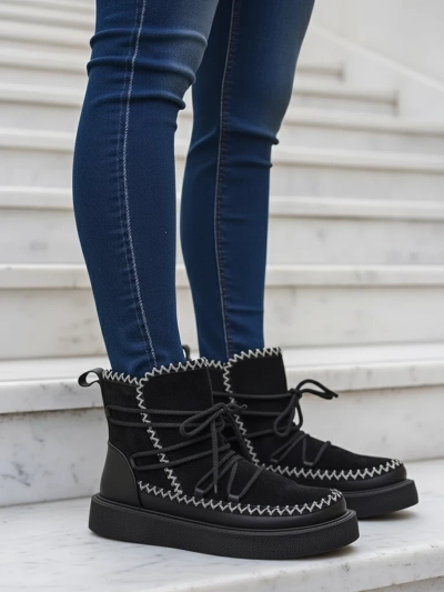 Royalfashion Damen Schnürstiefel Siozi