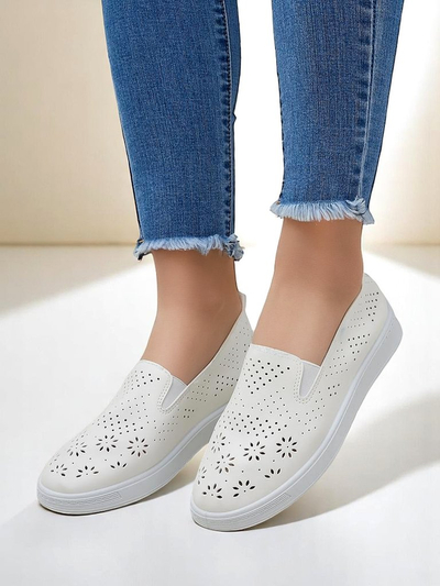 Royalfashion Perforierte Damen-Slipper Mayla