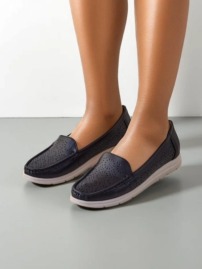 Royalfashion Damen Perforierte Mokassins Besset
