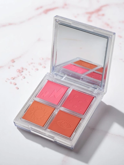 Palette mit 4 Rouge-Nuancen und Spiegel