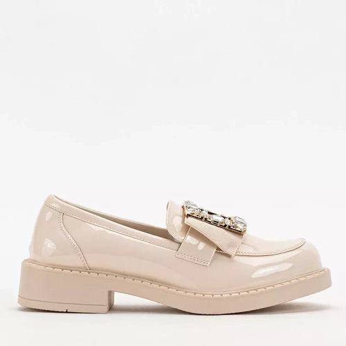 OUTLET Бежеві жіночі туфлі з кристалами Iolara - Взуття