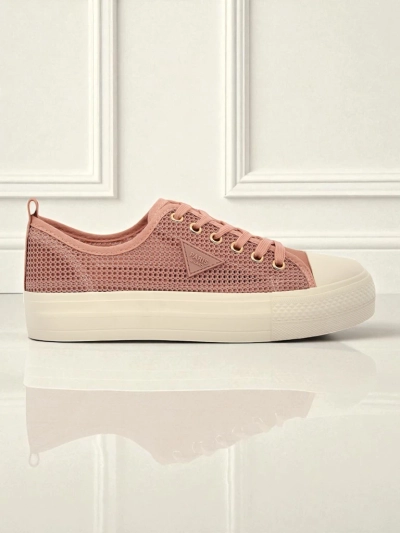 Damen Turnschuhe Afrodyta Rosa – atmungsaktive rosa Stoffschuhe für den Sommer