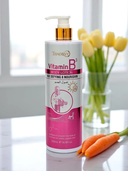 Anti-Aging und feuchtigkeitsspendende Bodylotion mit Vitamin B3 AgeDefy