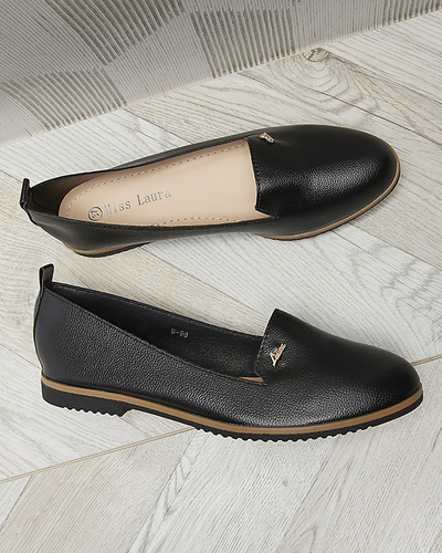 Schwarz Damen Mokassins Riorica- Footwear