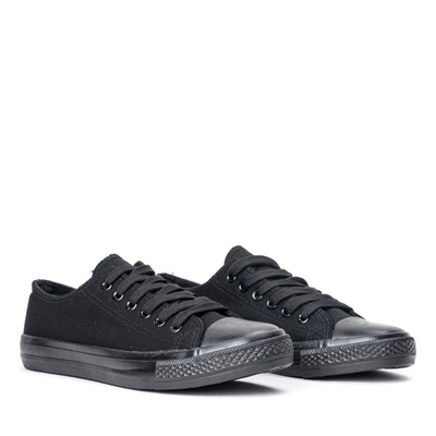 Black lace-up sneakers Pereta - Footwear