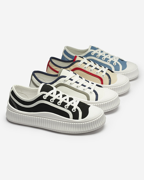 Жіночі кросівки на суцільній підошві білого кольору Dessica - Взуття