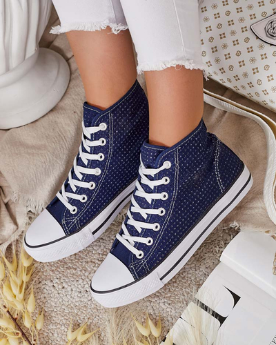Royalfashion Damen Nimm durchbrochene Sneaker
